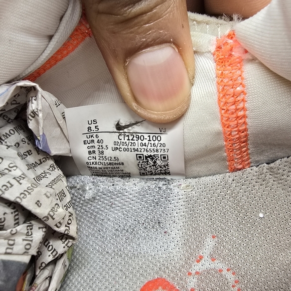 Nike Shoes Women's 8.5 Air Max 2090 White Flash Crimson CT1290 100 - Picture 3 of 8